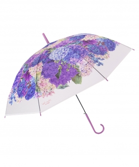 Hydrangea Bunch Floral Print Umbrella