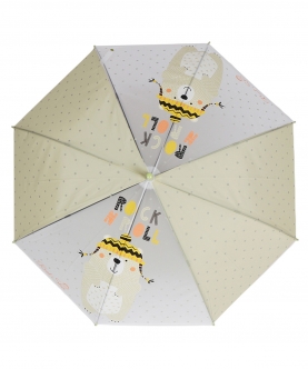 Kelly Jo Teddy Print Polka Dots Umbrella