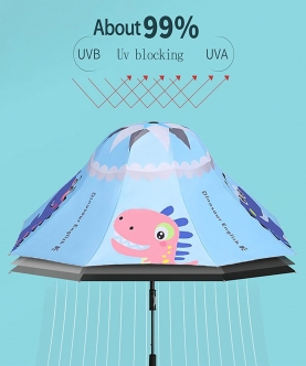 Blue Dino Umbrella