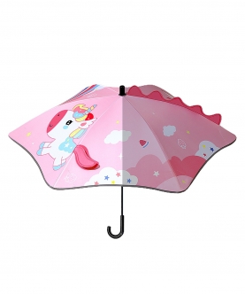3d Unicorn Transparent Patch Umbrella
