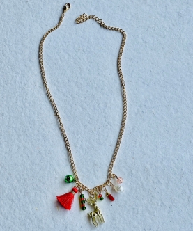 Necklace Reindeer Pendant Style  