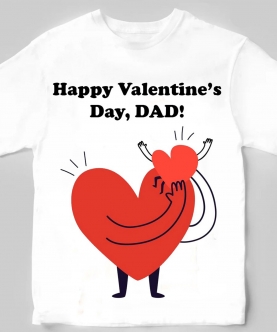 Valentines Dad T-shirt