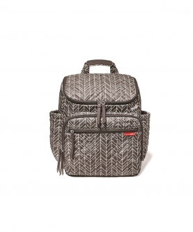 Forma Backpack Grey Feather Diaper Bag