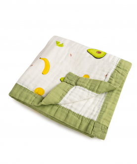 Avocuddle Quilted Muslin Blanket