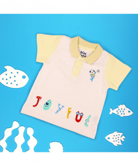 Kicks & Crawl- Jolly Fish Polo T-shirt