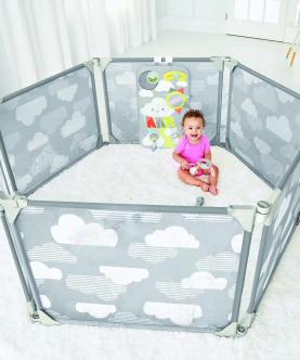 Skip Hop Playview Expandable Play Gates-Grey