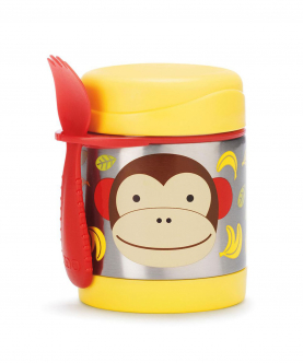 Zoo Insulated Little Kid Food Jar Monkey