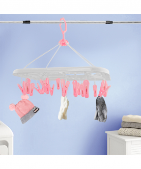 Baby Moo Pink Premium Square Clip Hanger