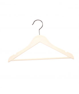 Baby Moo Sturdy Off White Baby Hanger Set of 5