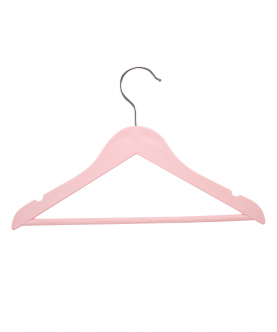 Baby Moo Sturdy Pink Baby Hanger Set of 5