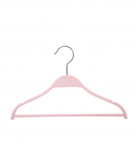 Baby Moo Sleek Pink Baby Hanger Set of 5
