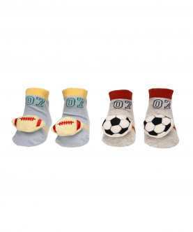 Sports Day Red & Blue 3D Socks- 2 Pack