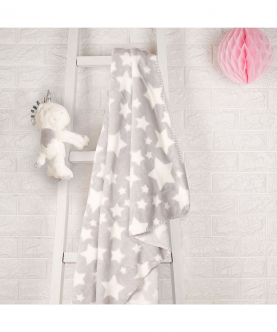 White Unicorn Blanket with Toy