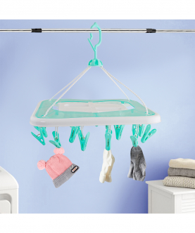 Baby Moo Turquoise Premium Rectangular Clip Hanger