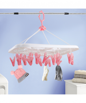 Baby Moo Pink Premium Rectangular Clip Hanger