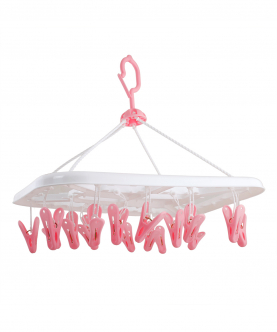 Baby Moo Pink Premium Rectangular Clip Hanger