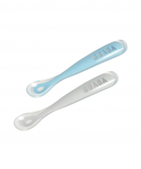 1st Stage Silicone Baby Spoons (Set of 2)