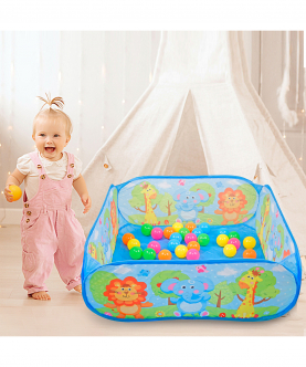 Baby Moo Multicolour Foldable 30 Ball Pit