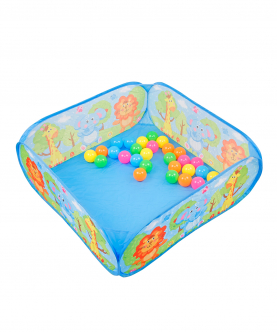 Baby Moo Multicolour Foldable 30 Ball Pit
