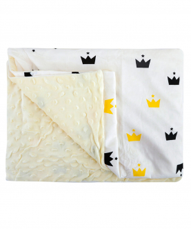 Crown Cream Double Sided Blanket