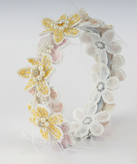 Boho Floral Beads Hairband 