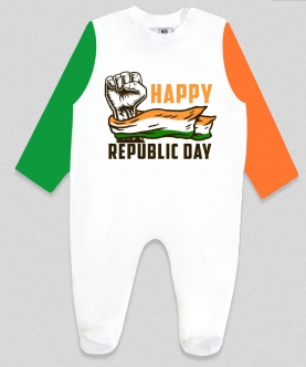 Tricolor Republic Day Romper
