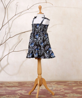 Strappy Tie Knot Floral Dress