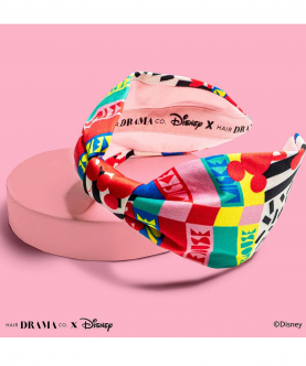 Hair Drama Company X Disney Mickey Mouse Knotted Headband(One Size)