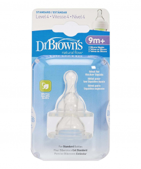 Dr. Brown's Silicone Nipple-2 CT-Level 4