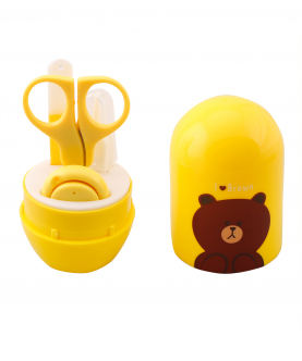 Baby Moo Bff Bear Yellow Nail Clipper Set
