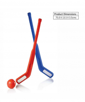 Ok Play Hockey stick For kids - Blue/Red