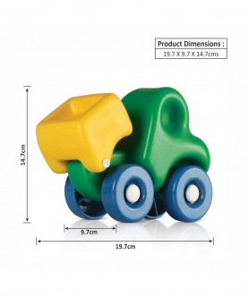 Ok Play My First Truck Toy For Toddlers - Green/Yellow