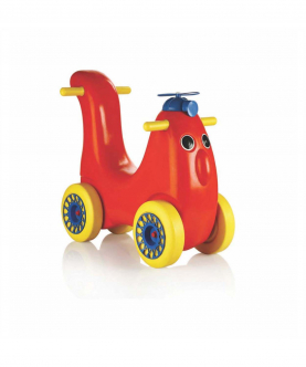Ok Play Scoot Hoot Push Rider For Kids - Red