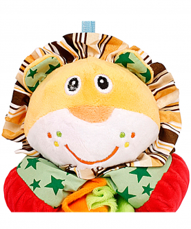 Baby Moo Circus Lion Yellow Pulling Toy