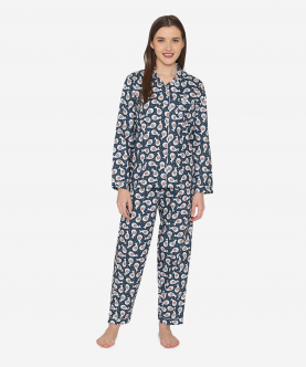 Loveable Seal Printed Night Suit