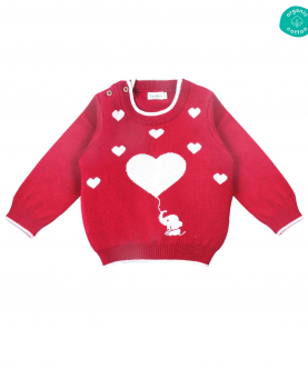 Organic Elephant Love Sweater