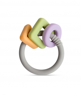 Geo Shape Ring Teether Toy