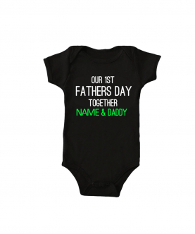 Our 1st Father`s Day Together Romper