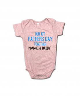 Our 1st Father`s Day Together Romper