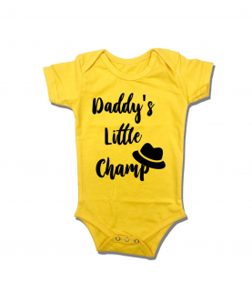 Daddy`s Little Champ Romper