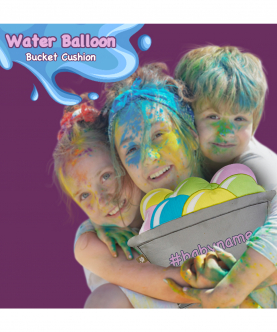 Water Balloon Bucket Cushion