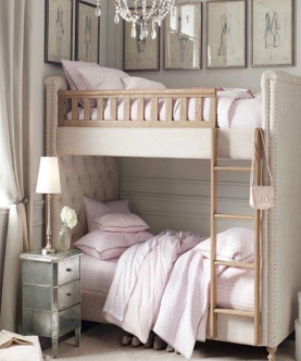 Natia Pink Bunk Bed
