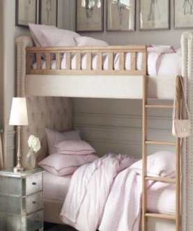 Natia Pink Bunk Bed