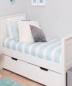 Mabel Brown Single Bed With Head Board