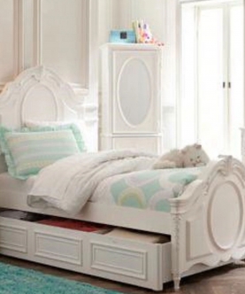Jane Brown Single Bed With Head Board
