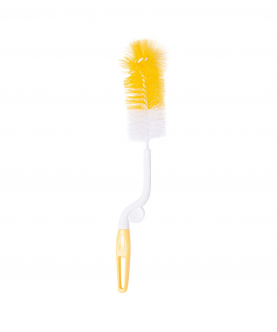 Baby Moo Premium Yellow Bottle And Nipple Cleaning Brush Set of 2