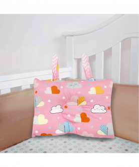 Baby Moo Abstract And Cloudy Pink Double Sided Pillow