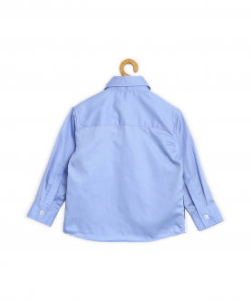 Blue Colourblocked Shirt