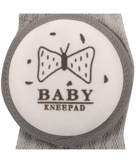 Baby Moo Butterfly Grey Kneepad