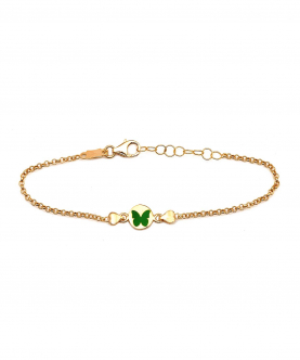 Green Butterfly Bracelet